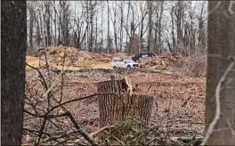  ?? ?? Land has been clear-cut off River Road at Bronk Road, Coeymans.