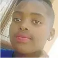  ?? / SUPPLIED ?? Ithabeleng Qekisi was found strangled on Sunday and her body dumped next to a railway track.