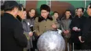  ??  ?? North Korea's leader claims the country has developed the technology to fit a nuclear warhead on a missile