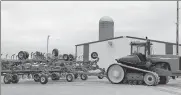  ?? PROVIDED TO CHINA DAILY ?? The agricultur­al machinery at the Kimberleys’ farm are making the place a new tourist attraction.