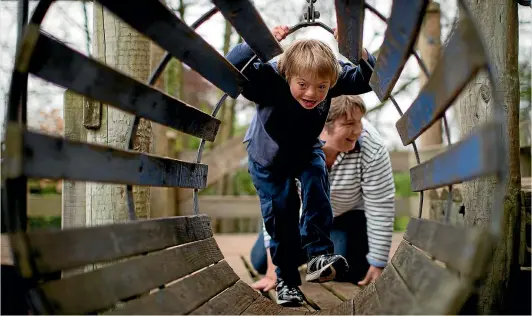  ?? PHOTO: ALDEN WILLIAMS/FAIRFAX NZ ?? Christchur­ch boy Nicholas Maynard receives some Education Ministry funding so teachers assistant Wendy Blackmun can help him overcome stumbling blocks to learning.