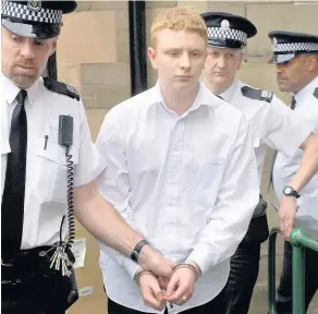  ??  ?? CHILD KILLER McIntosh in court in 2002. He was just 15 when he murdered Anne
