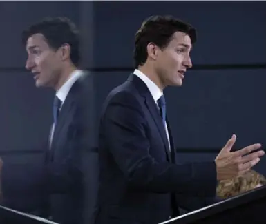  ?? JUSTIN TANG/THE CANADIAN PRESS ?? After 20 months in office, Prime Minister Justin Trudeau isn’t as optimistic as he used to be, Thomas Walkom writes.