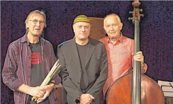  ?? FOTO: HACOVA BOBI ?? Jazztrio aus Tschechien und Italien mit dem renommiert­en MUH-Trio.