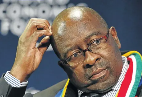  ?? Picture: EPA ?? OUT: Former finance minister Nhlanhla Nene was summarily dismissed from his post this week