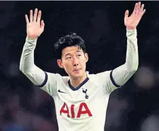  ??  ?? Tottenham Hotspur forward Son Heung-min.
