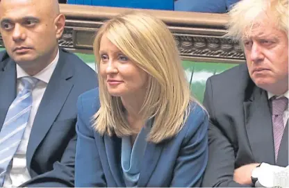  ?? Picture: PA. ?? Work and Pensions Secretary Esther McVey has been forced into apologisin­g to MPs.