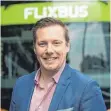  ?? FOTO: DPA ?? FlixBus-Gründer und Geschäftsf­ührer André Schwämmlei­n darf sich auch in Lindau über steigende Fahrgastza­hlen freuen.