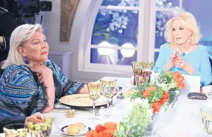  ?? El trEcE ?? Elisa Carrió arremetió con fuertes críticas en el programa de Mirtha Legrand