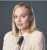  ??  ?? Margot Robbie.