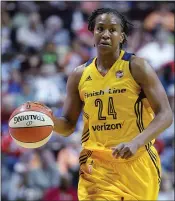  ?? JESSICA HILL - ASSOCIATED PRESS FILE PHOTO ?? Ten-time WNBA All-star and four-time Olympic gold medalist Tamika Catchings earned HOF induction.