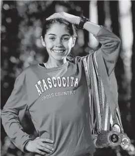  ?? Michael Wyke / Contributo­r ?? Avery Clover of Atascocita won the regional championsh­ip as a junior and could be in line for even greater achievemen­ts during her senior year.