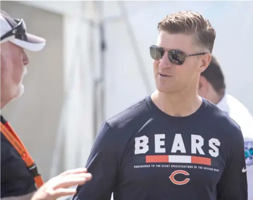  ?? ASHLEE REZIN/SUN-TIMES ?? General manager Ryan Pace and the Bears finally came to their senses and ended the contract stalemate with rookie Roquan Smith.