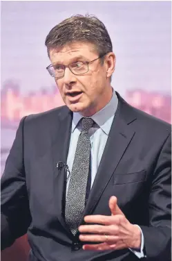  ?? Picture: PA. ?? Partnershi­p “still on the table”: Business Secretary Greg Clark appearing on the Andrew Marr Show.