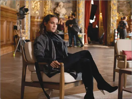  ?? ?? Alicia Vikander in “Irma Vep”