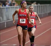  ?? Photos by Jerry Silberman / risportsph­oto.com ?? The Lincoln and Mount St. Charles relay teams didn’t place at Saturday’s state meet.