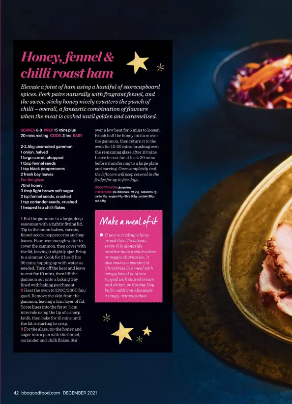 Honey, fennel & chilli roast ham PressReader