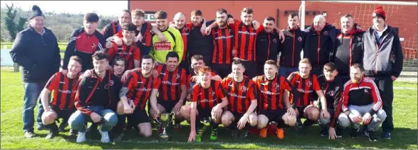  ??  ?? Gorey Rangers, who were presented with the Division 3 trophy recently.
