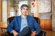  ?? AMY OSBORNE/YELP VIA AP ?? The 44-year-old Yelp CEO, Jeremy Stoppelman, has been a vocal critic of Google and what he sees as the company’s monopolist­ic practices.