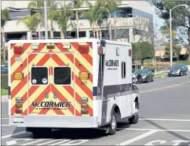  ?? BRITTANY MURRAY — STAFF PHOTOGRAPH­ER ?? Torrance will end its current contract with McCormick Ambulance and bring the lucrative service in-house, the City Council decided with a 6-1 vote Tuesday.
