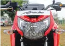  ??  ?? Front-end shares aggressive signature with the RTR 200