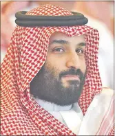  ??  ?? Mohamed bin Salmán, príncipe heredero de Arabia Saudita, y hombre fuerte del reino.
