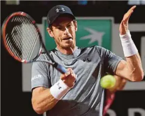  ??  ?? Andy Murray has dropped to No 13 in the ATP Race standings.