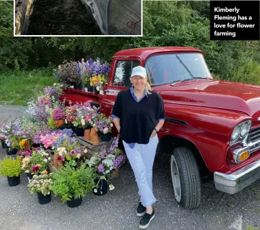  ?? ?? Kimberly Fleming has a love for flower farming