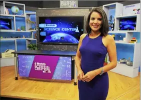  ?? SUBMITTED PHOTO ?? CBS 3 Meteorolog­ist Kate Bilo is showing a flair for the kind of witty banter that adds to a local newscast, without diminishin­g it.