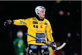  ?? Bild: ANDREAS SANDSTRÖM ?? ÅTERVÄNDER. Ilari Moisala ser framemot att komma tillbaka till Vänersborg för att spela bandy.