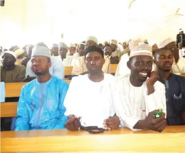  ?? Photo: Abubakar Haruna ?? Participan­ts at 11th national conference of the Academic Society For Arabic Language and Literature in Nigeria (ASALLIN) in Abuja Tuesday.