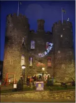  ??  ?? Santa’s Enchanted Castle in Enniscorth­y.