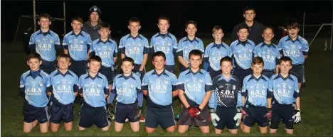  ??  ?? The gallant runners-up from Rathangan.