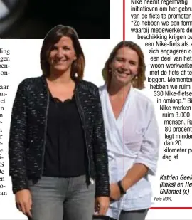  ?? Foto HBVL ?? Katrien Geelen (links) en Heidi Gillemot (r.)