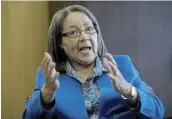  ?? Picture: GALLO IMAGES ?? MAKING HER POINT: Public works minister Patricia de Lille has facced a lot of criticism from the parliament's public works portfolio committee on the way she handled Beitbridge border fence scandal.