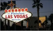  ?? ASSOCIATED PRESS FILE PHOTO ?? The Mandalay Bay hotel and casino reflects the last sunlight of the day along the Las Vegas Strip in Nevada.