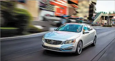  ?? VOLVO ?? The Volvo S60 Inscriptio­n is the lone Chinese-made car available in the U.S. Volvo is owned by China’s Zhejiang Geely.