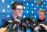  ?? DAVE ABEL / POSTMEDIA NETWORK ?? The next order of business for Leafs GM Kyle Dubas is to lock down Auston Matthews and Mitch Marner.
