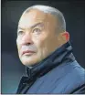  ??  ?? EDDIE JONES: England head coach has seen game in Rome postponed due to coronaviru­s.