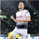  ?? Picture: GETTY IMAGES/ CHRIS BRUNSKILL/ FANTASISTA ?? NO STOPPING TOP SNIPER: Tottenham striker Harry Kane.