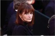  ?? BY ADRIAN WYLD ?? In this 2000 file photo, actress Margot Kidder, who dated former Prime Minister Pierre Trudeau, arrives for his funeral at Notre-dame Basilica in Montreal.