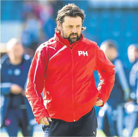  ??  ?? Paul Hartley pictured during his time as manager of Dundee FC.