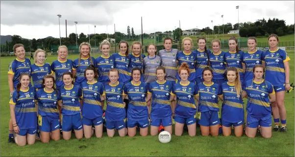 ??  ?? The Wicklow ladies fell to a powerful Tipperary side last weekend but have enjoyed a very positive year overall.