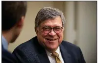  ?? AP/ANDREW HARNIK ?? William Barr, who served as U.S. attorney general from 1991-93, will succeed Jeff Sessions.