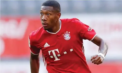  ?? Photograph: M Donato/Getty Images for FC Bayern ?? David Alaba is among the potential transfer targets for Manchester City.