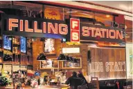  ??  ?? Eating out The Filling Station is one of a number of restaurant­s at EK, East Kilbride
