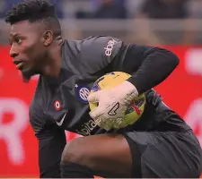  ?? ?? André Onana, 27 anni, ha chiuso la prima stagione all’Inter