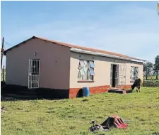  ??  ?? HOME SCHOOLING: Xatasi’s two-bedroom house that is also his computer lab