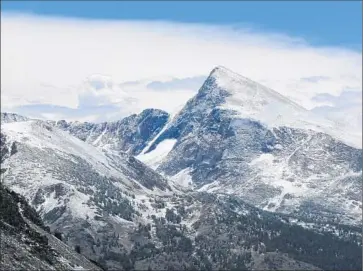  ?? Photograph­s by Bartshe Miller
Mono Lake Committee ?? EXPERTS SAY that if the weather pattern grows stronger, El Niño could bring more rain to the entire drought-plagued state this winter. The Sierra’s Mt. Dana and Tioga Pass have already seen hailstorms.