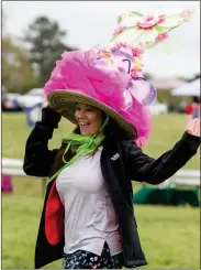  ?? Steven Eckhoff / RN-T ?? Christy Edmondson of Athens is the winner of the hat contest.